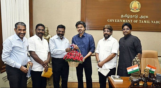 திருமாவளவன் - விஜய் சந்திப்பு