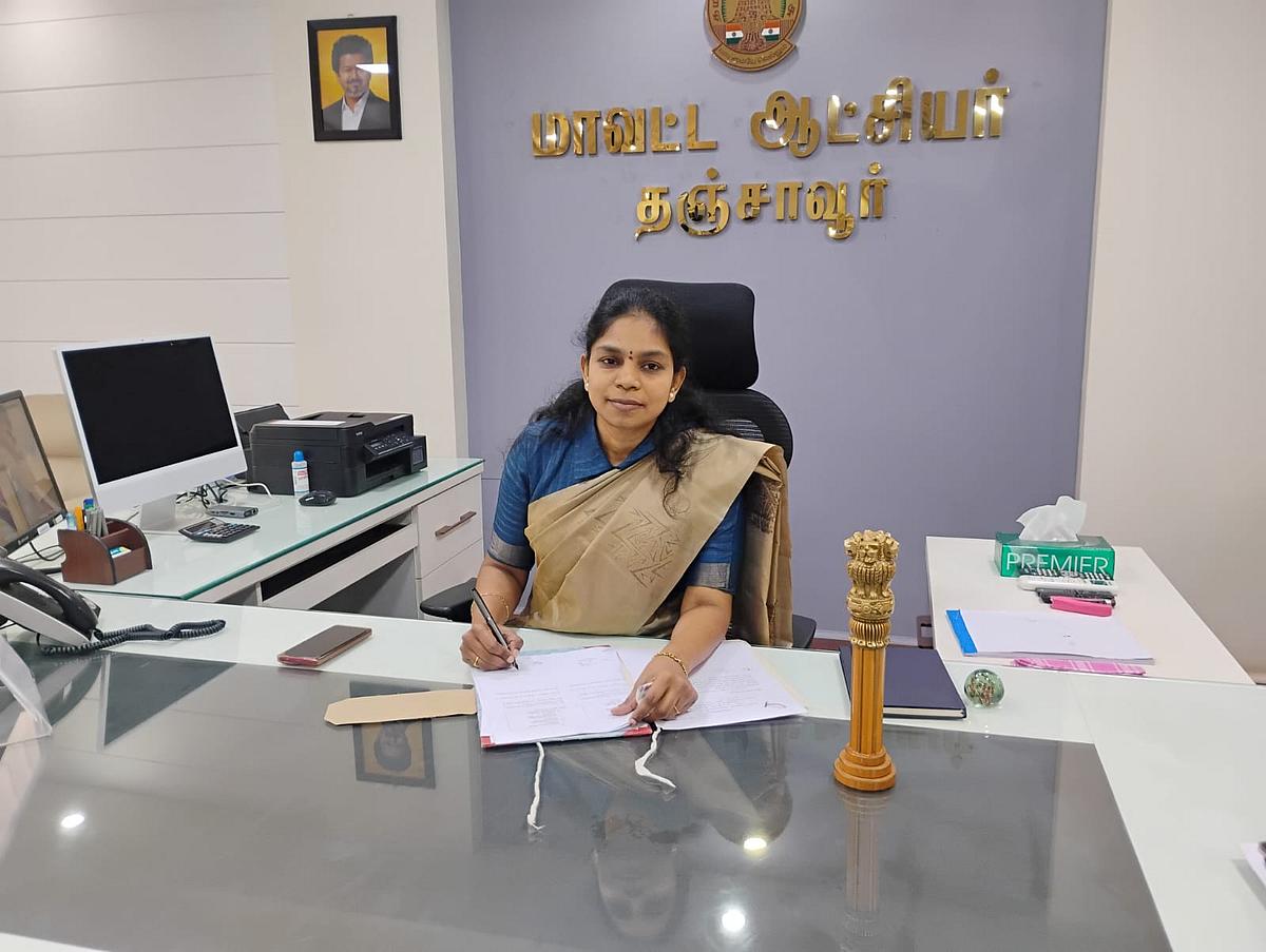 தஞ்சாவூர் மாவட்ட ஆட்சியர் ரேவதி