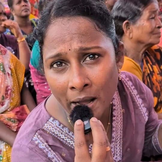 மீனவப் பெண் ஷாலின்