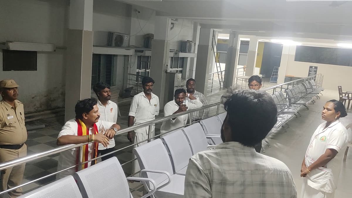 மருத்துவமனையில் எம்.எல்.ஏ ஆய்வு