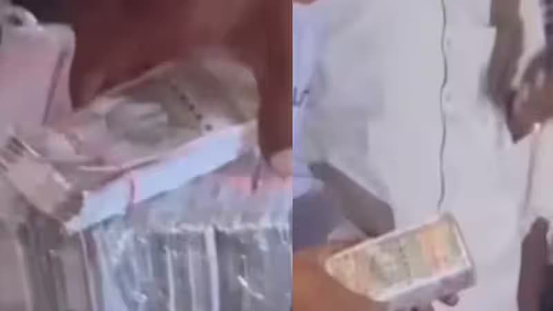 பூட்டிக்கிடந்த கடைக்குள் கள்ள நோட்டு மிஷின்; ரூ.37 லட்சத்திற்கு கள்ள நோட்டுக்களை அச்சடித்த நபர்