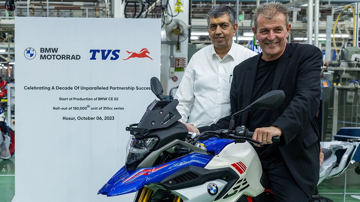 TVS Motor Company and BMW Motorrad Celebrate 10-Year Partnership - Vikatan