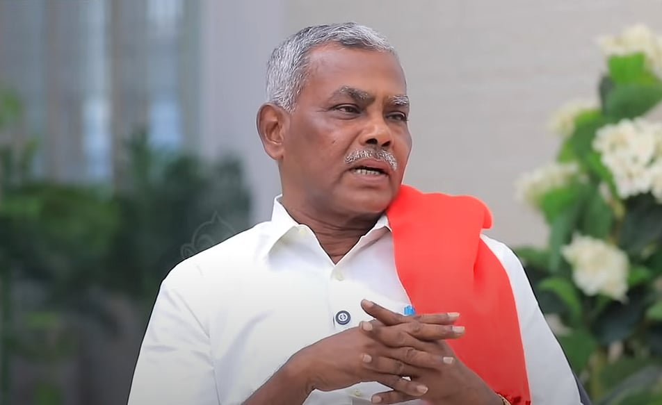 பல கட்சிகளுக்கு பிரசாரம் எப்படி செய்ய வேண்டும் என்பது கார்ப்பரேட் தான்  வழிமுறை சொல்கிறார்கள். " - பெ.சண்முகம் | P Shanmugam CPM leader talks about  his politics ...