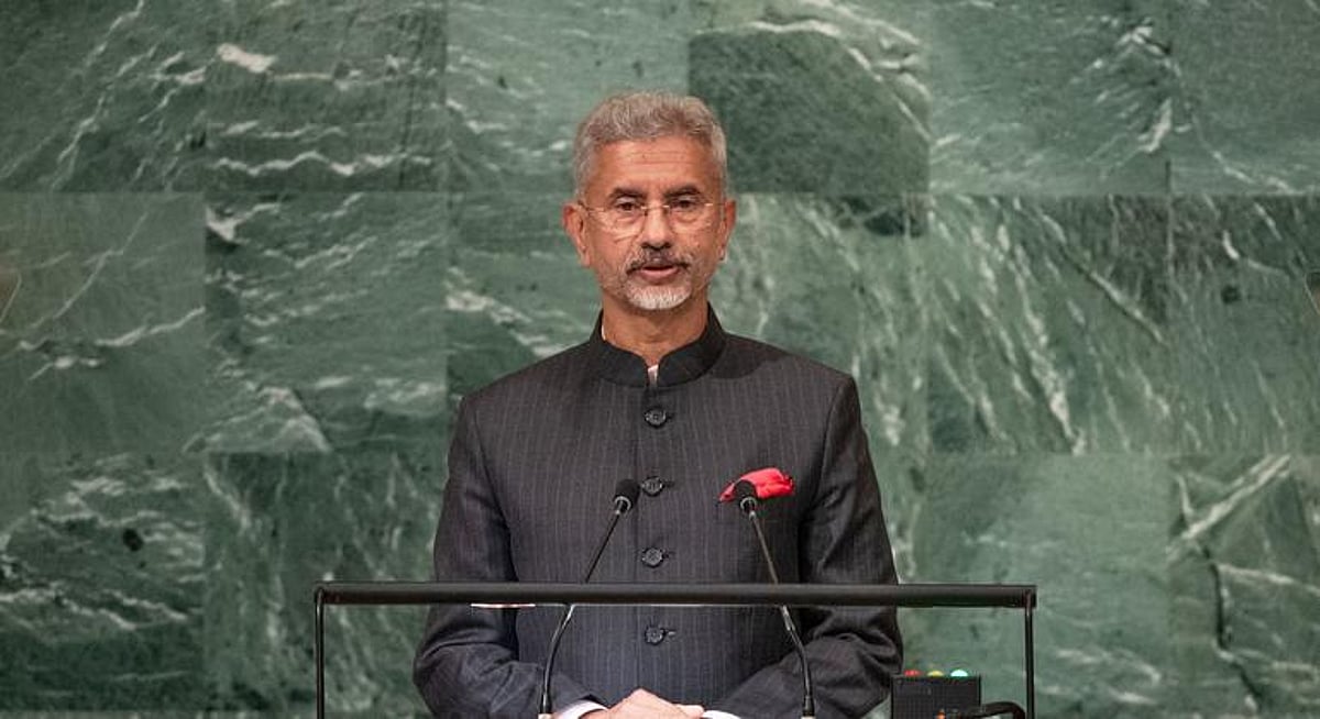 ஐ.நா. பொதுக்கூட்டத்தில் ஜெய்சங்கர் பேச்சு