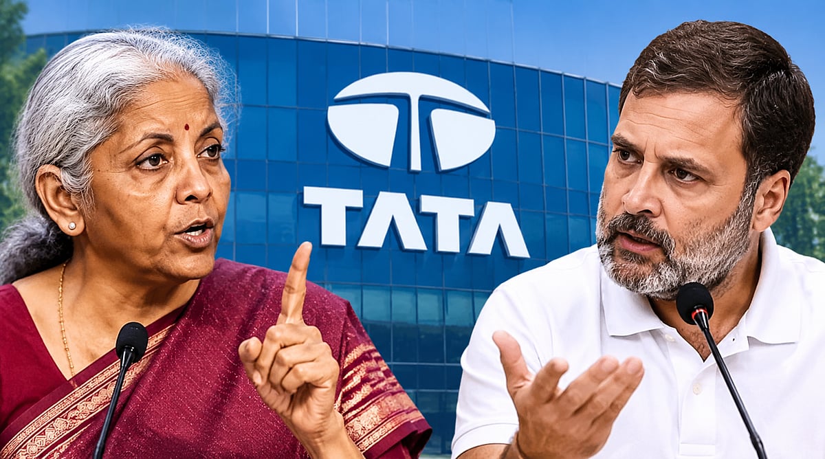 டாடா சன்ஸ் விவகாரம்: ராகுல் காந்தி மற்றும் நிர்மலா சீதாராமன் மோதல்